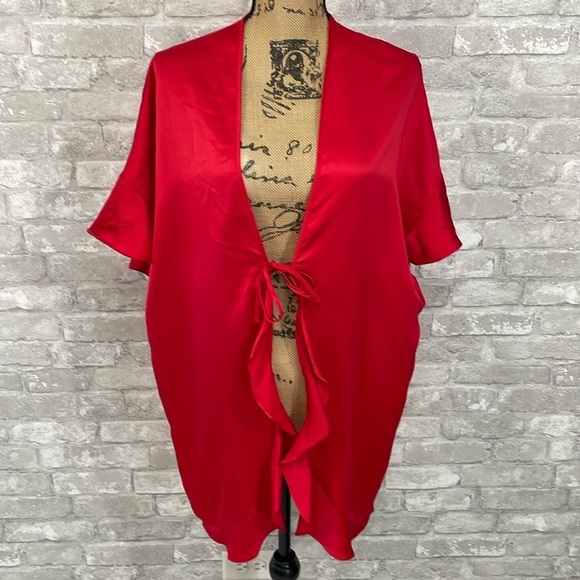 Victoria's Secret Other - Victoria Secret Red Love Kimono/Robe